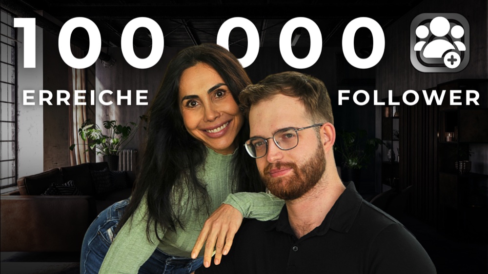 Erreiche 100.000 Follower